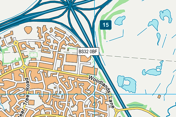 BS32 0BF map - OS VectorMap District (Ordnance Survey) BS32 0BF map - OS VectorMap District (Ordnance Survey)
