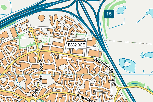 BS32 0GE map - OS VectorMap District (Ordnance Survey) BS32 0GE map - OS VectorMap District (Ordnance Survey)