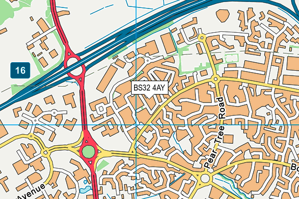 BS32 4AY map - OS VectorMap District (Ordnance Survey) BS32 4AY map - OS VectorMap District (Ordnance Survey)