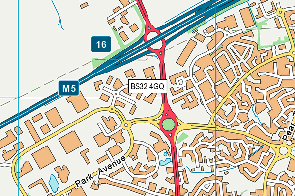 BS32 4GQ map - OS VectorMap District (Ordnance Survey) BS32 4GQ map - OS VectorMap District (Ordnance Survey)