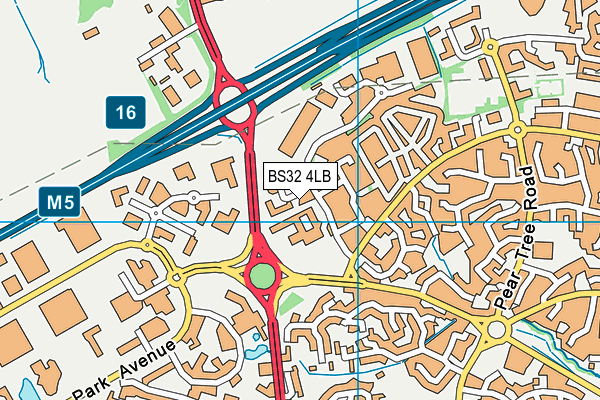 BS32 4LB map - OS VectorMap District (Ordnance Survey) BS32 4LB map - OS VectorMap District (Ordnance Survey)