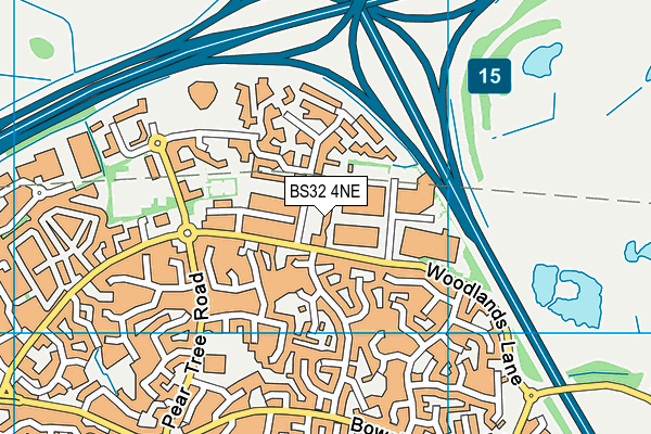 BS32 4NE map - OS VectorMap District (Ordnance Survey) BS32 4NE map - OS VectorMap District (Ordnance Survey)
