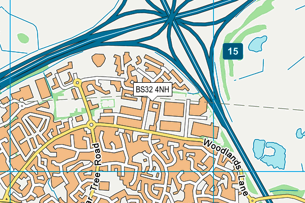 BS32 4NH map - OS VectorMap District (Ordnance Survey) BS32 4NH map - OS VectorMap District (Ordnance Survey)