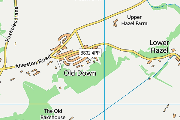 BS32 4PP map - OS VectorMap District (Ordnance Survey) BS32 4PP map - OS VectorMap District (Ordnance Survey)