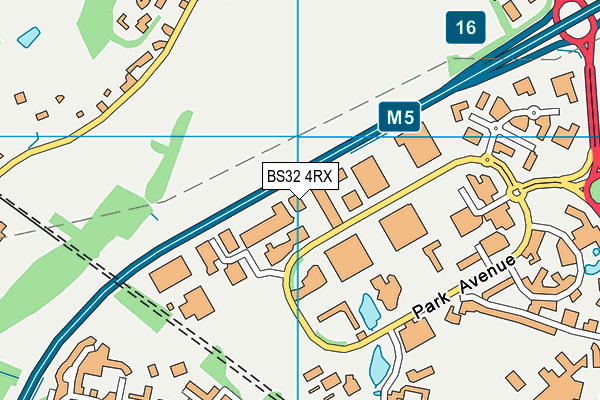 BS32 4RX map - OS VectorMap District (Ordnance Survey) BS32 4RX map - OS VectorMap District (Ordnance Survey)