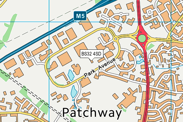 BS32 4SD map - OS VectorMap District (Ordnance Survey) BS32 4SD map - OS VectorMap District (Ordnance Survey)