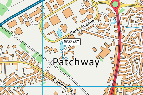 BS32 4ST map - OS VectorMap District (Ordnance Survey) BS32 4ST map - OS VectorMap District (Ordnance Survey)