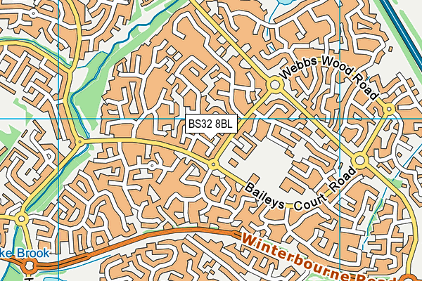 BS32 8BL map - OS VectorMap District (Ordnance Survey) BS32 8BL map - OS VectorMap District (Ordnance Survey)