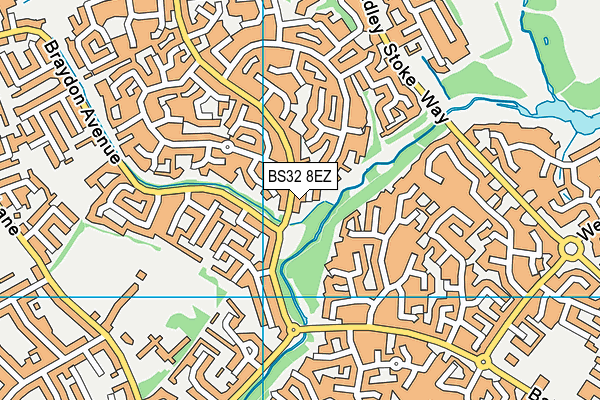 BS32 8EZ map - OS VectorMap District (Ordnance Survey) BS32 8EZ map - OS VectorMap District (Ordnance Survey)