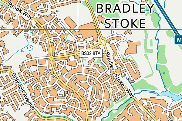 BS32 8TA map - OS VectorMap District (Ordnance Survey) BS32 8TA map - OS VectorMap District (Ordnance Survey)