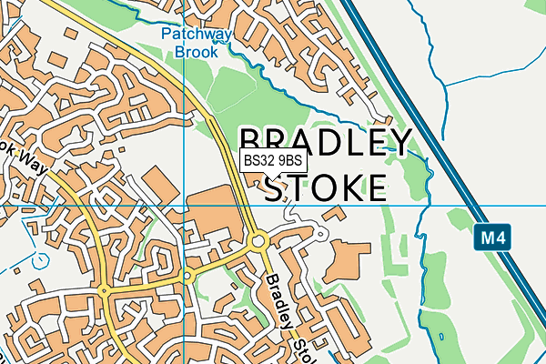 BS32 9BS map - OS VectorMap District (Ordnance Survey) BS32 9BS map - OS VectorMap District (Ordnance Survey)