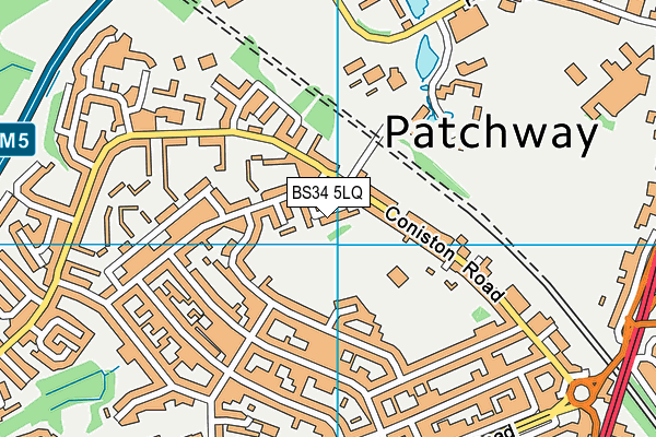 BS34 5LQ map - OS VectorMap District (Ordnance Survey) BS34 5LQ map - OS VectorMap District (Ordnance Survey)