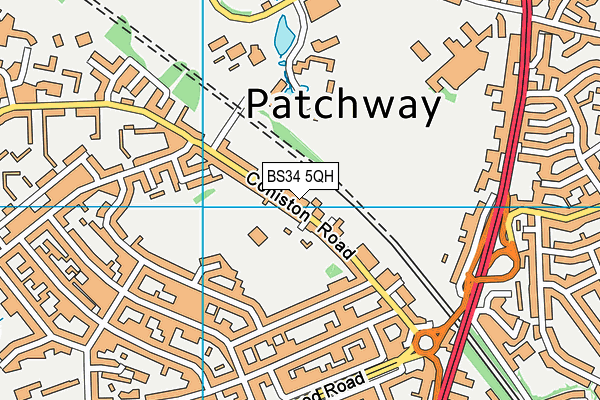 BS34 5QH map - OS VectorMap District (Ordnance Survey) BS34 5QH map - OS VectorMap District (Ordnance Survey)