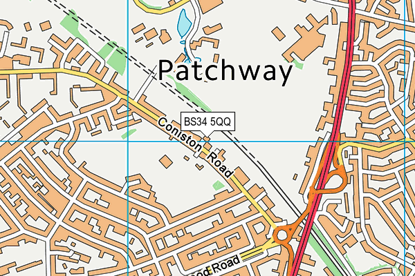 BS34 5QQ map - OS VectorMap District (Ordnance Survey) BS34 5QQ map - OS VectorMap District (Ordnance Survey)