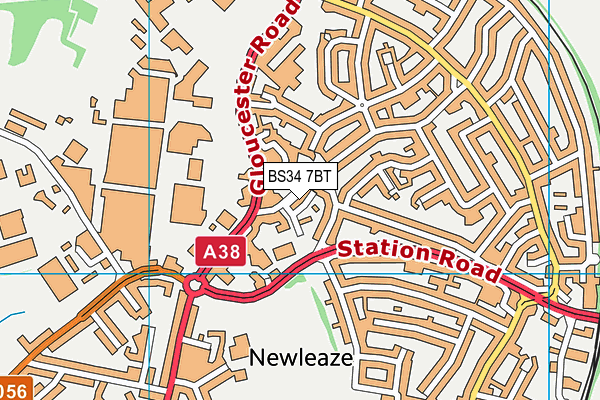 BS34 7BT map - OS VectorMap District (Ordnance Survey) BS34 7BT map - OS VectorMap District (Ordnance Survey)