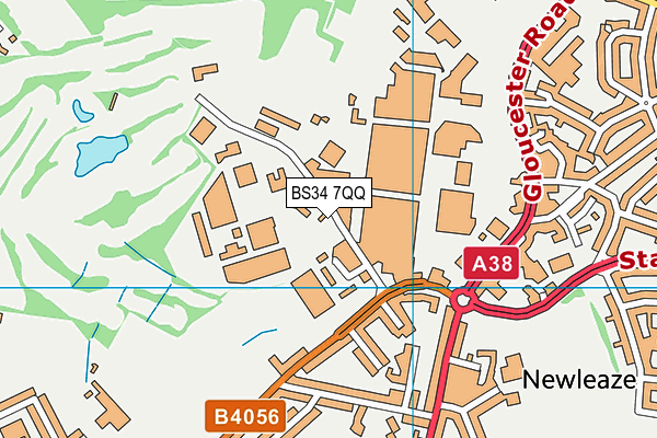 BS34 7QQ map - OS VectorMap District (Ordnance Survey) BS34 7QQ map - OS VectorMap District (Ordnance Survey)