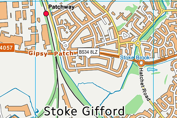 BS34 8LZ map - OS VectorMap District (Ordnance Survey) BS34 8LZ map - OS VectorMap District (Ordnance Survey)