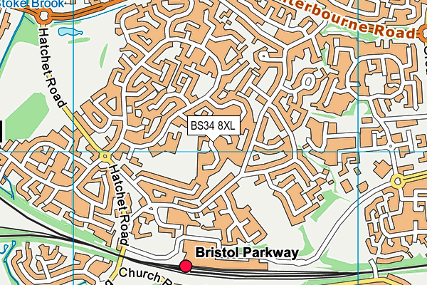 BS34 8XL map - OS VectorMap District (Ordnance Survey) BS34 8XL map - OS VectorMap District (Ordnance Survey)