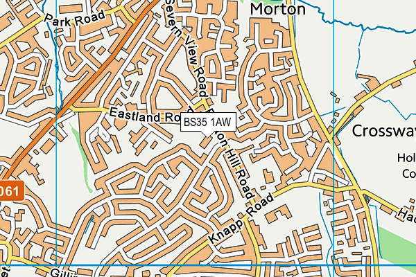 BS35 1AW map - OS VectorMap District (Ordnance Survey) BS35 1AW map - OS VectorMap District (Ordnance Survey)