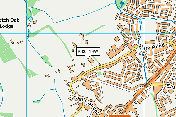 BS35 1HW map - OS VectorMap District (Ordnance Survey) BS35 1HW map - OS VectorMap District (Ordnance Survey)