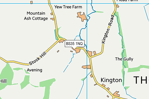 BS35 1NQ map - OS VectorMap District (Ordnance Survey)