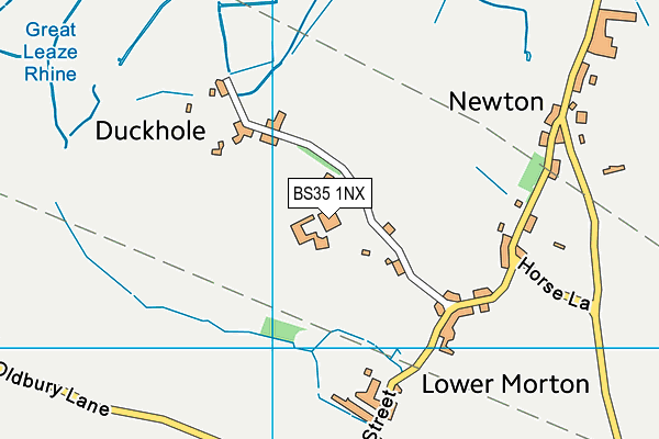 BS35 1NX map - OS VectorMap District (Ordnance Survey) BS35 1NX map - OS VectorMap District (Ordnance Survey)