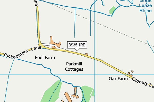 BS35 1RE map - OS VectorMap District (Ordnance Survey) BS35 1RE map - OS VectorMap District (Ordnance Survey)