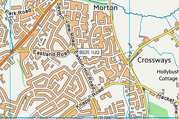 BS35 1UQ map - OS VectorMap District (Ordnance Survey)