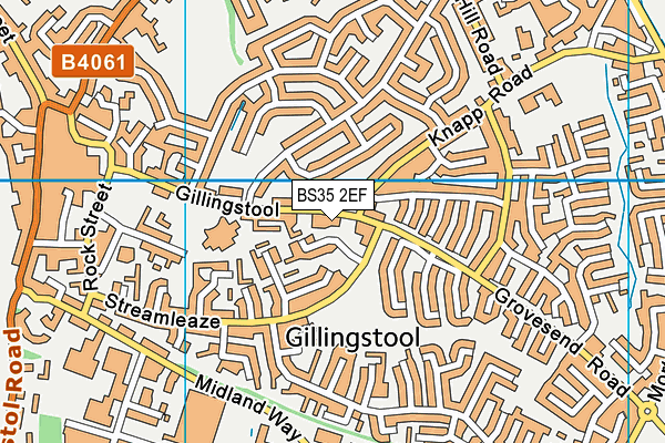 BS35 2EF map - OS VectorMap District (Ordnance Survey) BS35 2EF map - OS VectorMap District (Ordnance Survey)