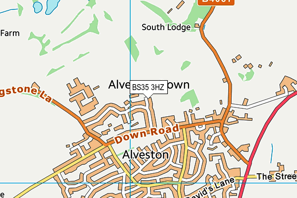 BS35 3HZ map - OS VectorMap District (Ordnance Survey) BS35 3HZ map - OS VectorMap District (Ordnance Survey)