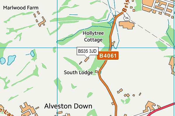 BS35 3JD map - OS VectorMap District (Ordnance Survey) BS35 3JD map - OS VectorMap District (Ordnance Survey)
