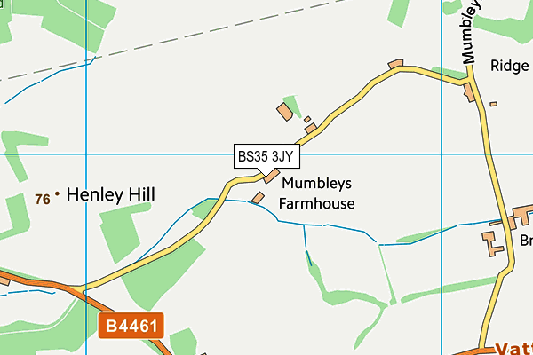 BS35 3JY map - OS VectorMap District (Ordnance Survey) BS35 3JY map - OS VectorMap District (Ordnance Survey)