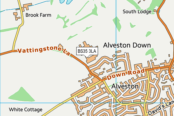 BS35 3LA map - OS VectorMap District (Ordnance Survey) BS35 3LA map - OS VectorMap District (Ordnance Survey)