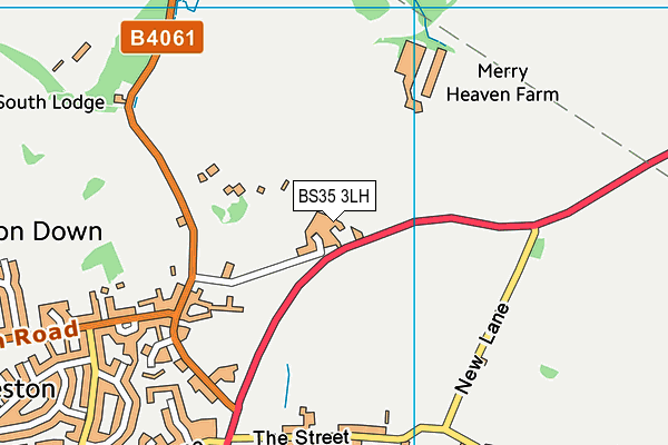 BS35 3LH map - OS VectorMap District (Ordnance Survey) BS35 3LH map - OS VectorMap District (Ordnance Survey)