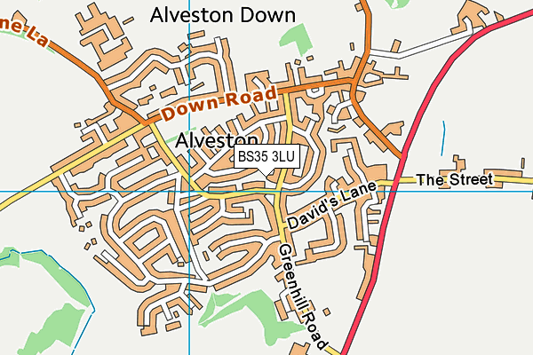 BS35 3LU map - OS VectorMap District (Ordnance Survey) BS35 3LU map - OS VectorMap District (Ordnance Survey)