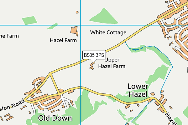 BS35 3PS map - OS VectorMap District (Ordnance Survey) BS35 3PS map - OS VectorMap District (Ordnance Survey)