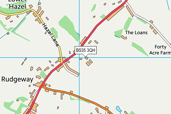 BS35 3QH map - OS VectorMap District (Ordnance Survey) BS35 3QH map - OS VectorMap District (Ordnance Survey)
