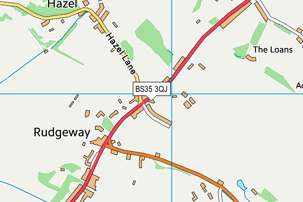 BS35 3QJ map - OS VectorMap District (Ordnance Survey) BS35 3QJ map - OS VectorMap District (Ordnance Survey)