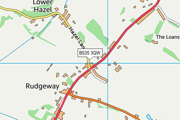 BS35 3QW map - OS VectorMap District (Ordnance Survey) BS35 3QW map - OS VectorMap District (Ordnance Survey)