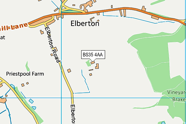 BS35 4AA map - OS VectorMap District (Ordnance Survey) BS35 4AA map - OS VectorMap District (Ordnance Survey)