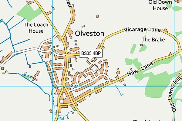 BS35 4BP map - OS VectorMap District (Ordnance Survey) BS35 4BP map - OS VectorMap District (Ordnance Survey)