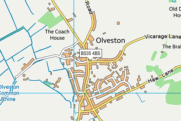 BS35 4BS map - OS VectorMap District (Ordnance Survey) BS35 4BS map - OS VectorMap District (Ordnance Survey)