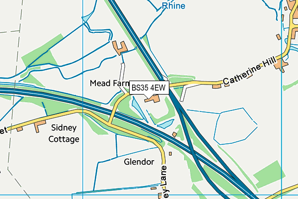 BS35 4EW map - OS VectorMap District (Ordnance Survey) BS35 4EW map - OS VectorMap District (Ordnance Survey)