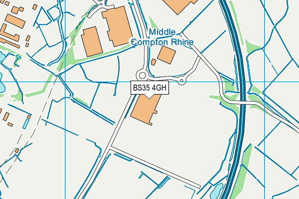 BS35 4GH map - OS VectorMap District (Ordnance Survey) BS35 4GH map - OS VectorMap District (Ordnance Survey)