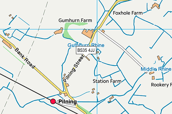 BS35 4JJ map - OS VectorMap District (Ordnance Survey) BS35 4JJ map - OS VectorMap District (Ordnance Survey)