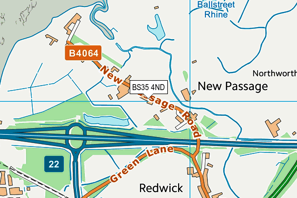 BS35 4ND map - OS VectorMap District (Ordnance Survey) BS35 4ND map - OS VectorMap District (Ordnance Survey)