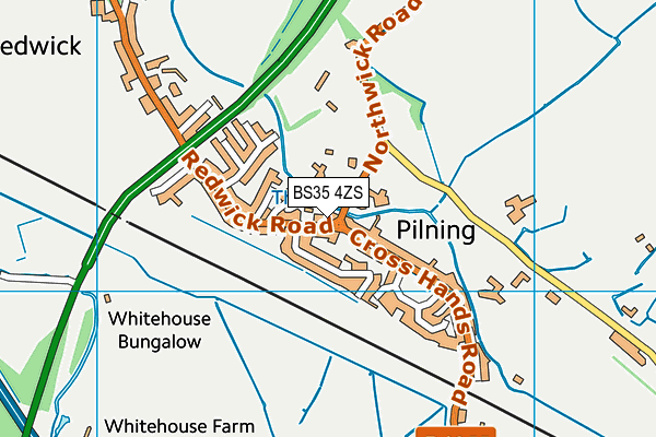 BS35 4ZS map - OS VectorMap District (Ordnance Survey) BS35 4ZS map - OS VectorMap District (Ordnance Survey)
