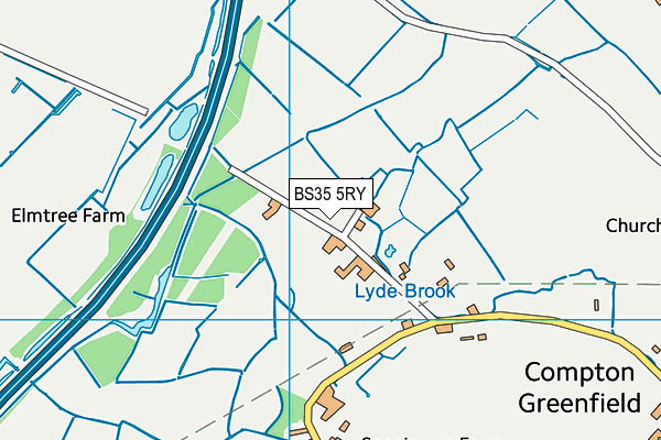 BS35 5RY map - OS VectorMap District (Ordnance Survey) BS35 5RY map - OS VectorMap District (Ordnance Survey)