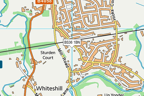 BS36 1BN map - OS VectorMap District (Ordnance Survey) BS36 1BN map - OS VectorMap District (Ordnance Survey)