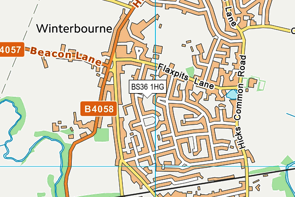 BS36 1HG map - OS VectorMap District (Ordnance Survey) BS36 1HG map - OS VectorMap District (Ordnance Survey)